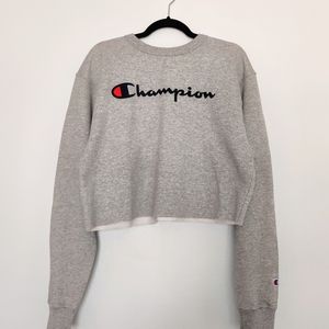 Champion Crop Top Sweatshirt - Brand New